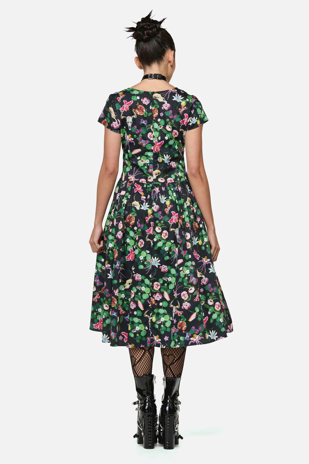 See No Evil Print Midi Dress - Image 4
