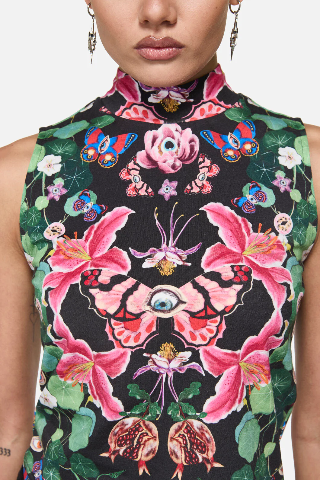 See No Evil Print Tank Top - Image 5