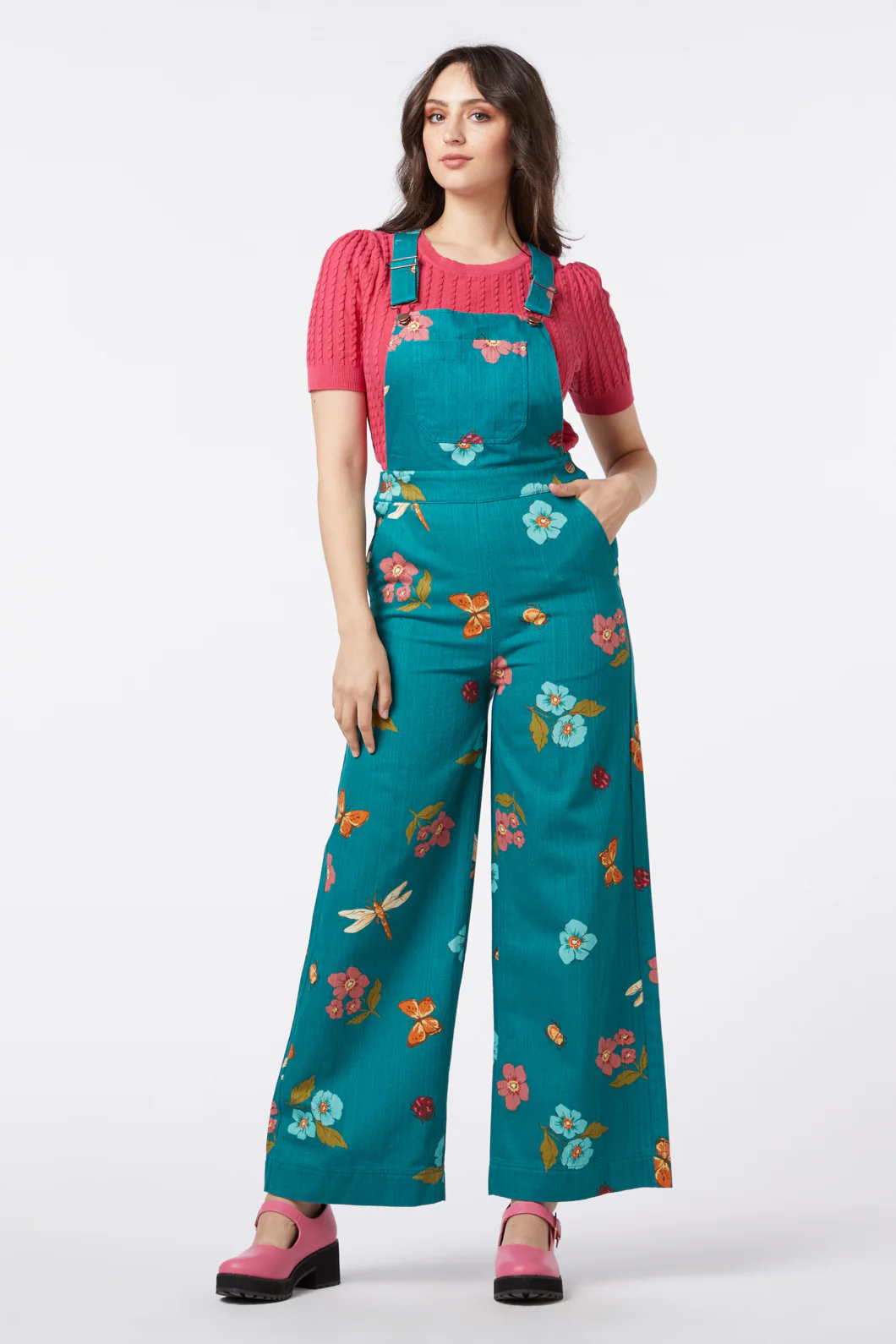 Serena Flora Overalls - Image 3
