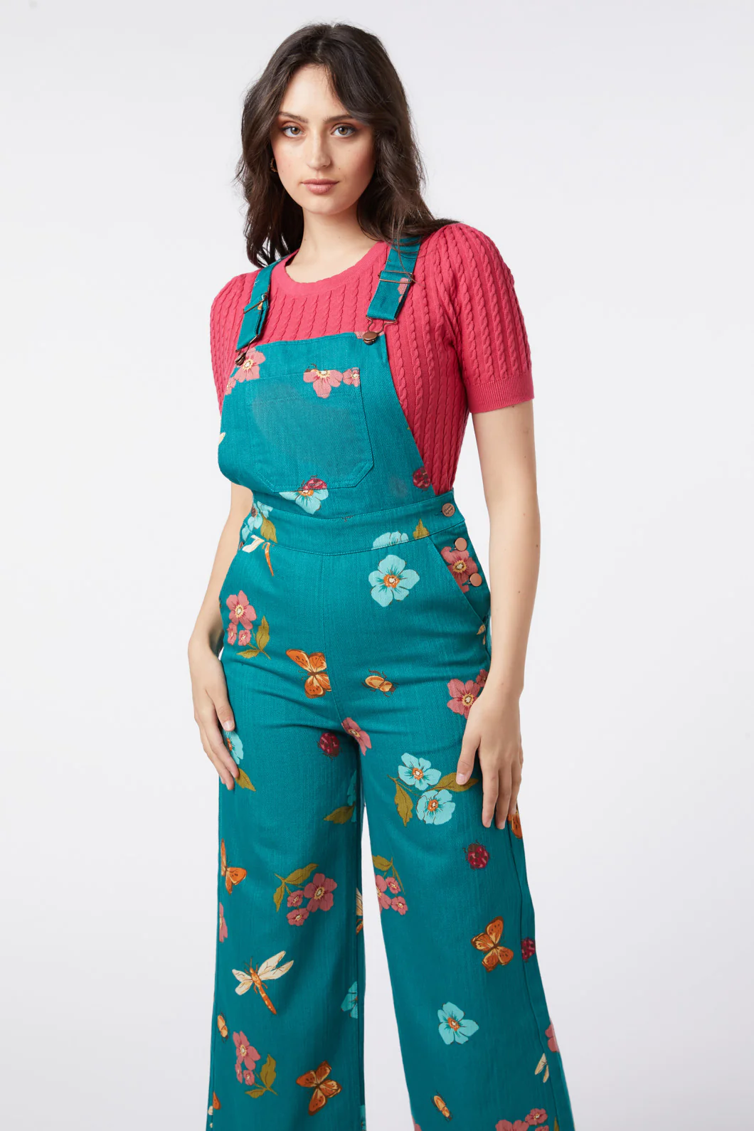 Serena Flora Overalls - Image 4