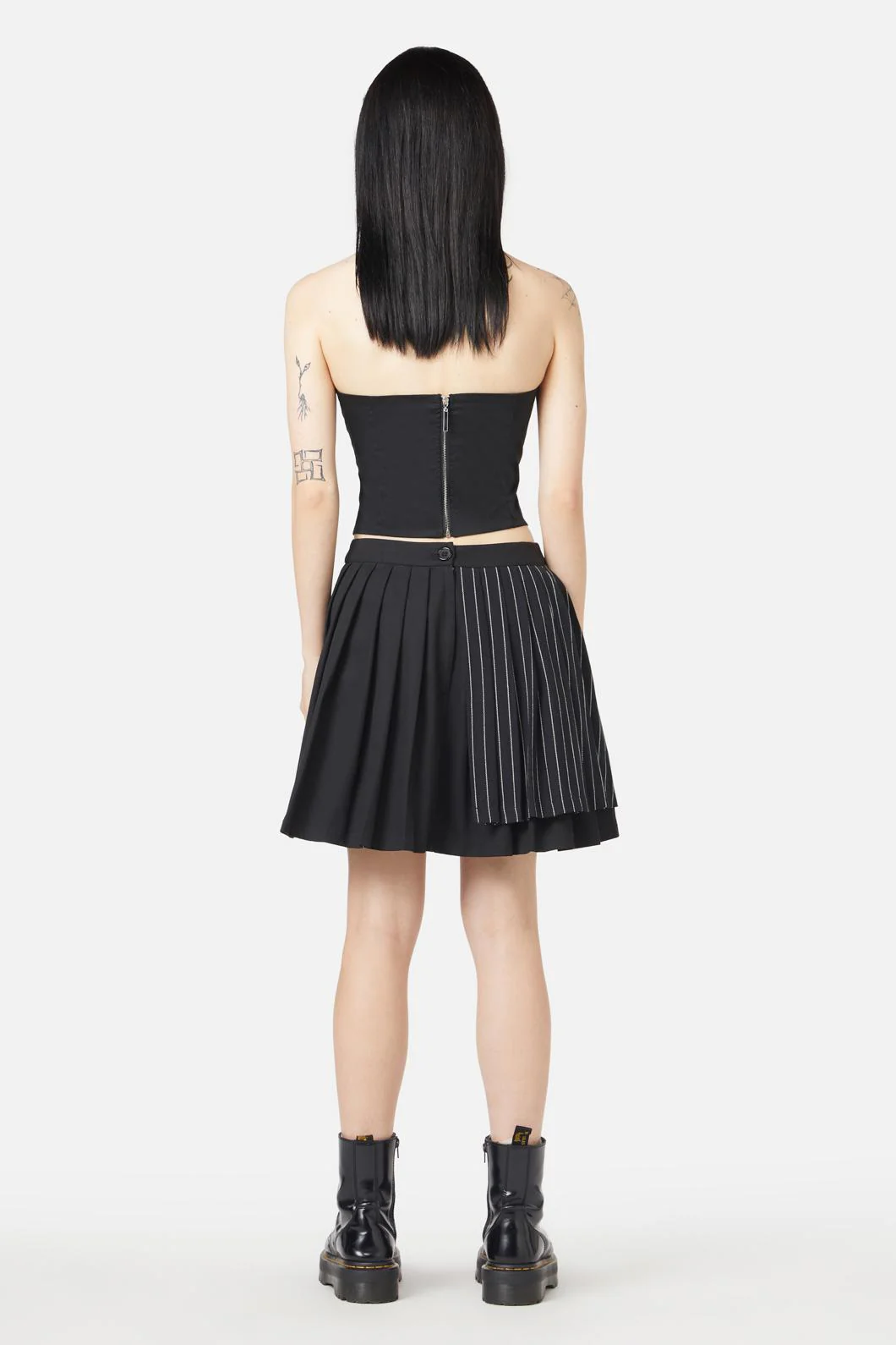 Sew Much Fun Stripe Mini Skirt - Image 3