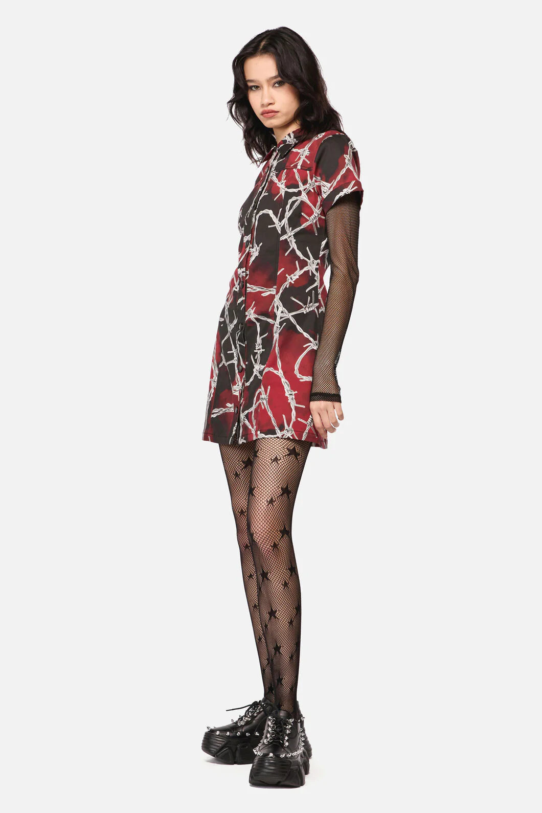 Sharp Hearted Mini Dress - Image 3