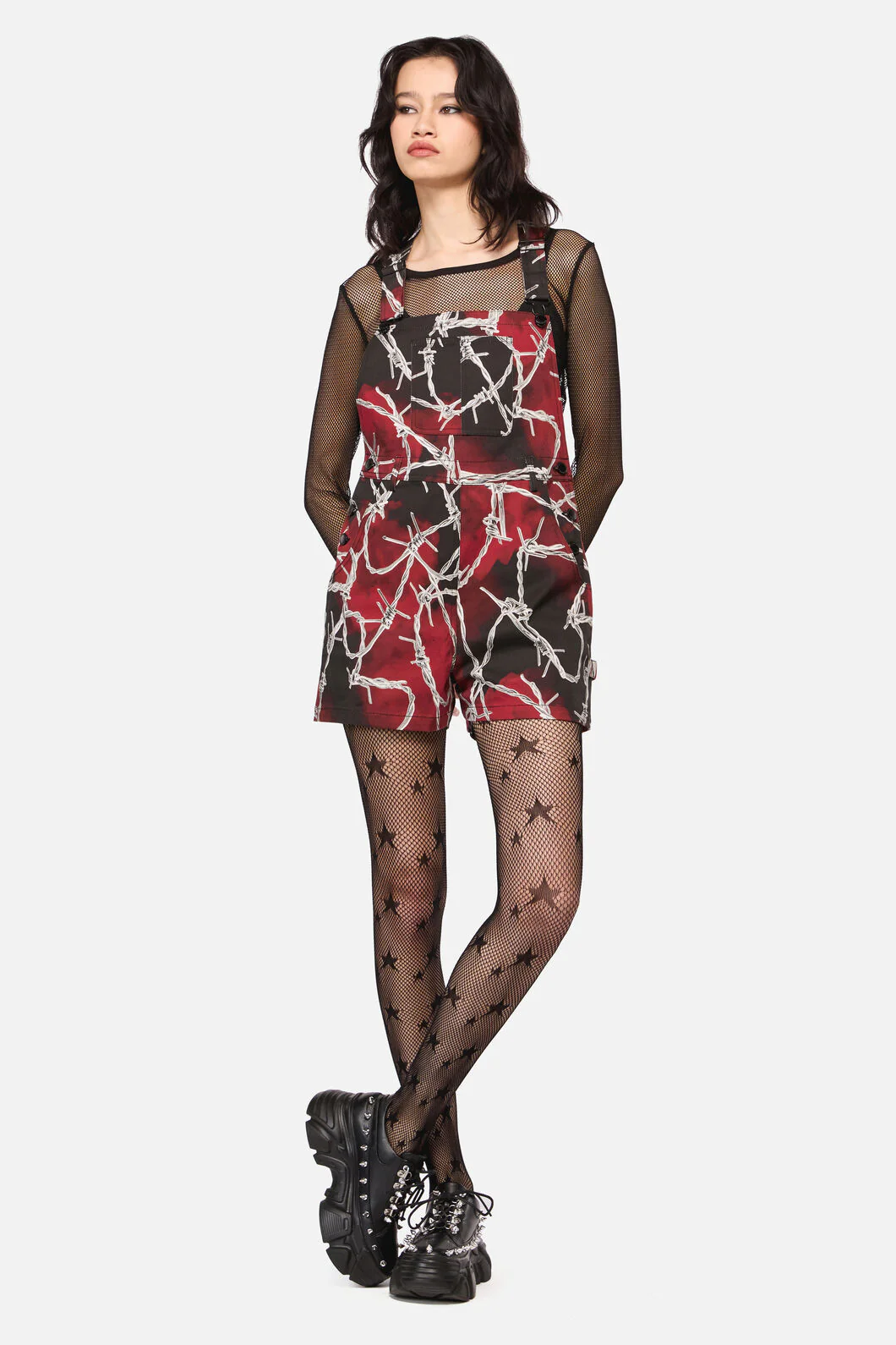 Sharp Hearted Short Overall - Image 2