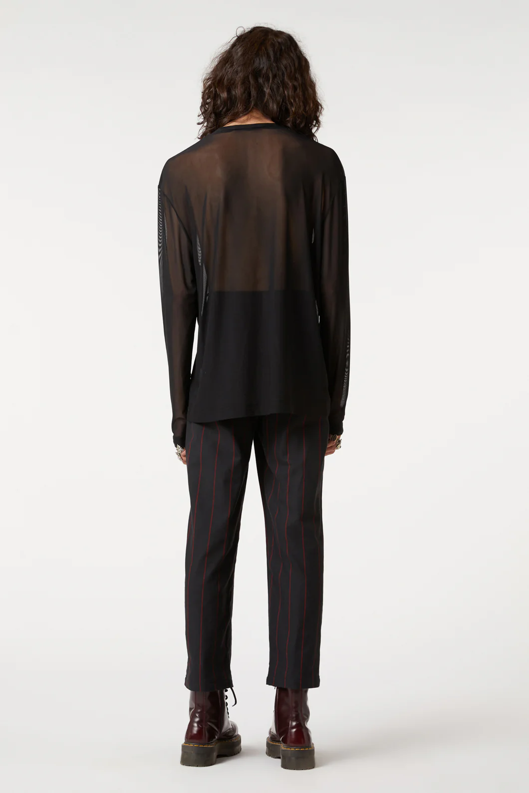Sheer Basic Long Sleeve Top - Image 5