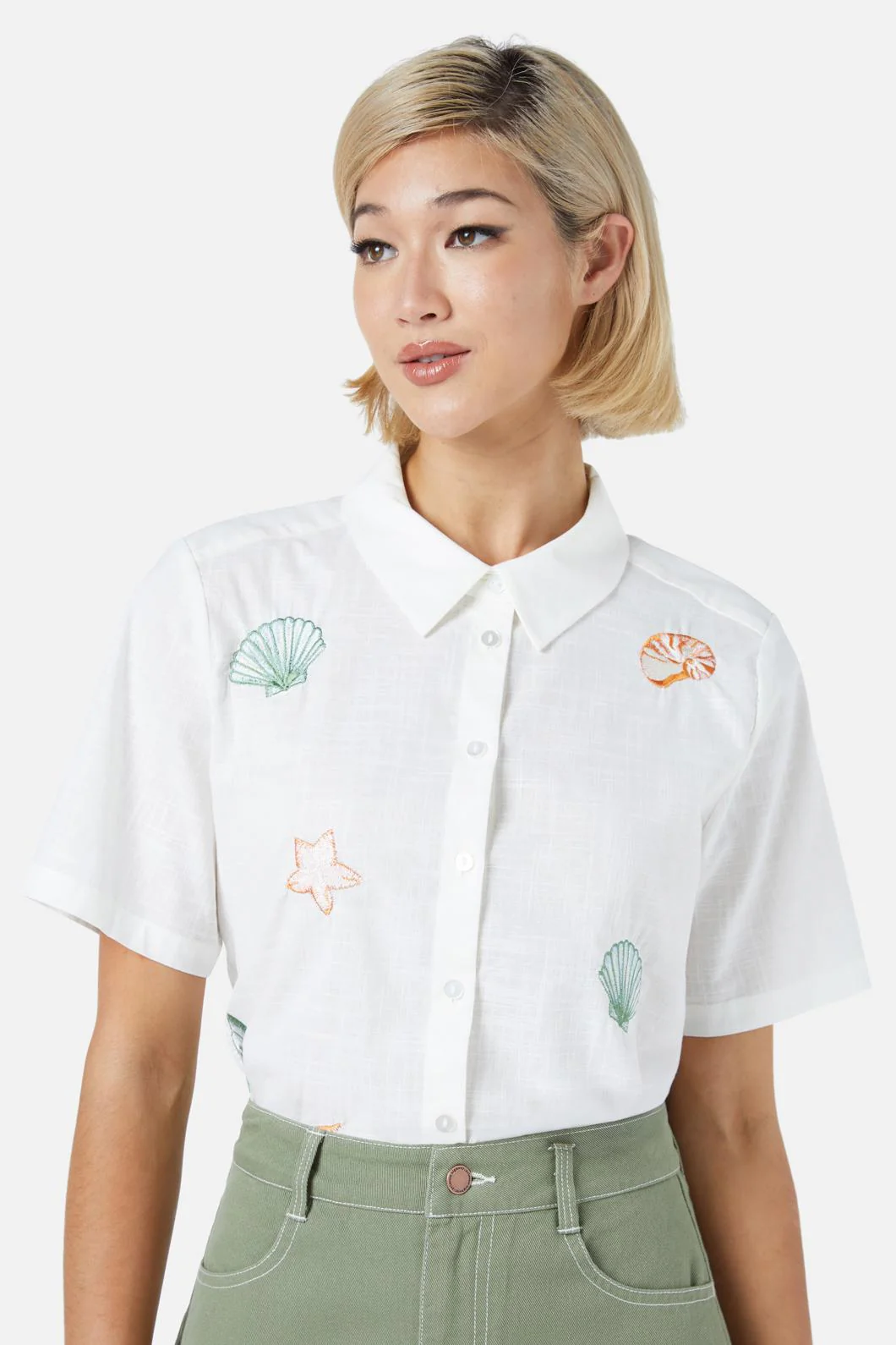 Shells Emb Shirt
