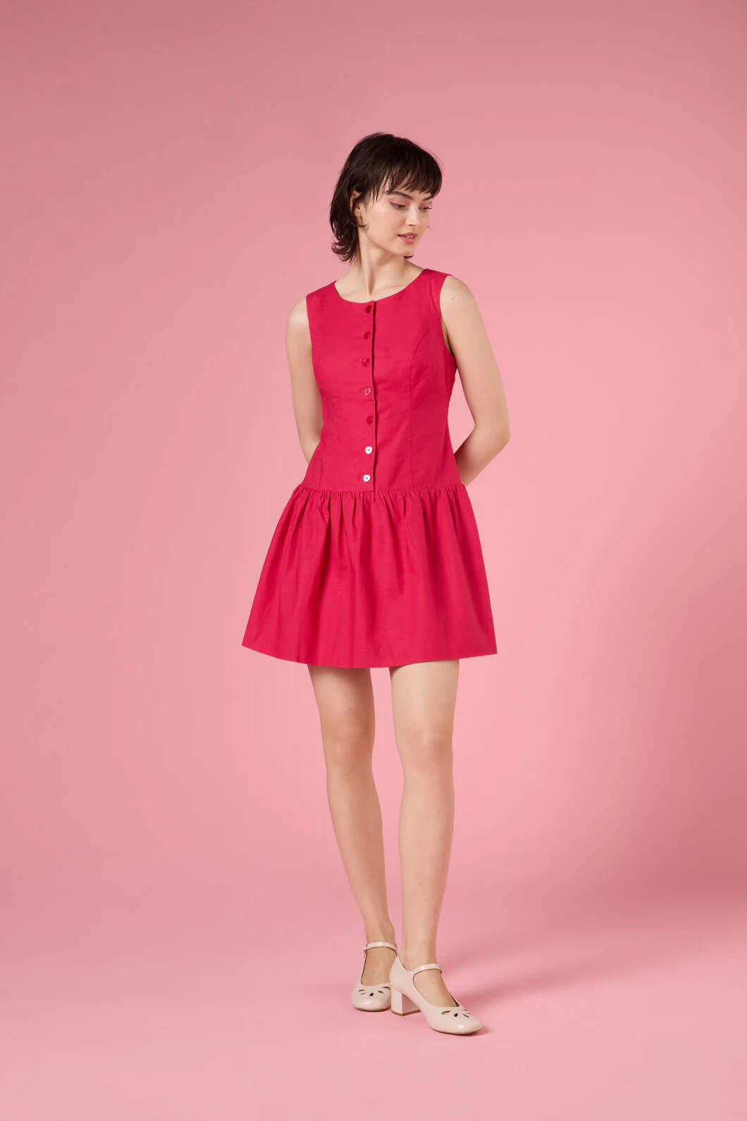 Sheri Drop Waist Mini Dress - Image 3