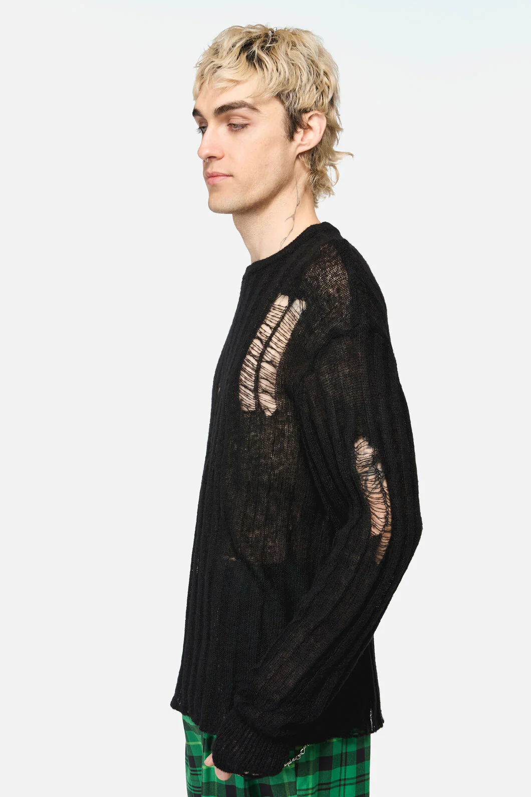 Shock Distressed Knit Jumper - Image 5