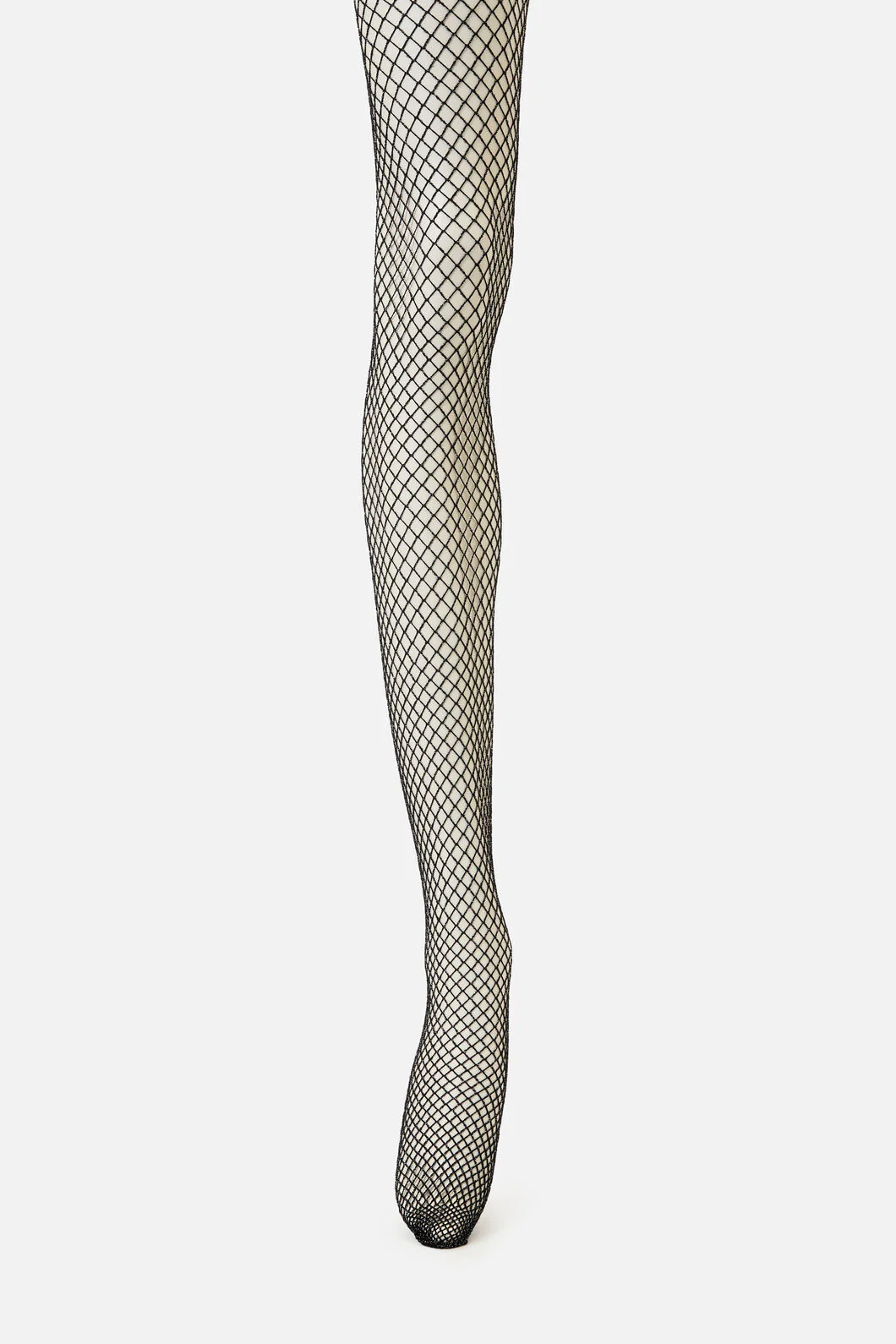 Silver Glitter Fishnets