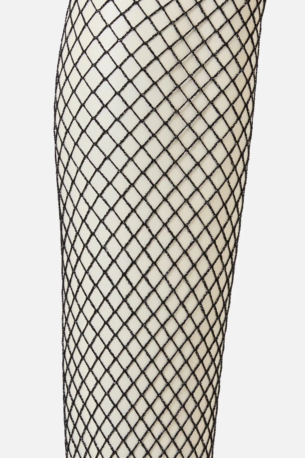 Silver Glitter Fishnets - Image 3