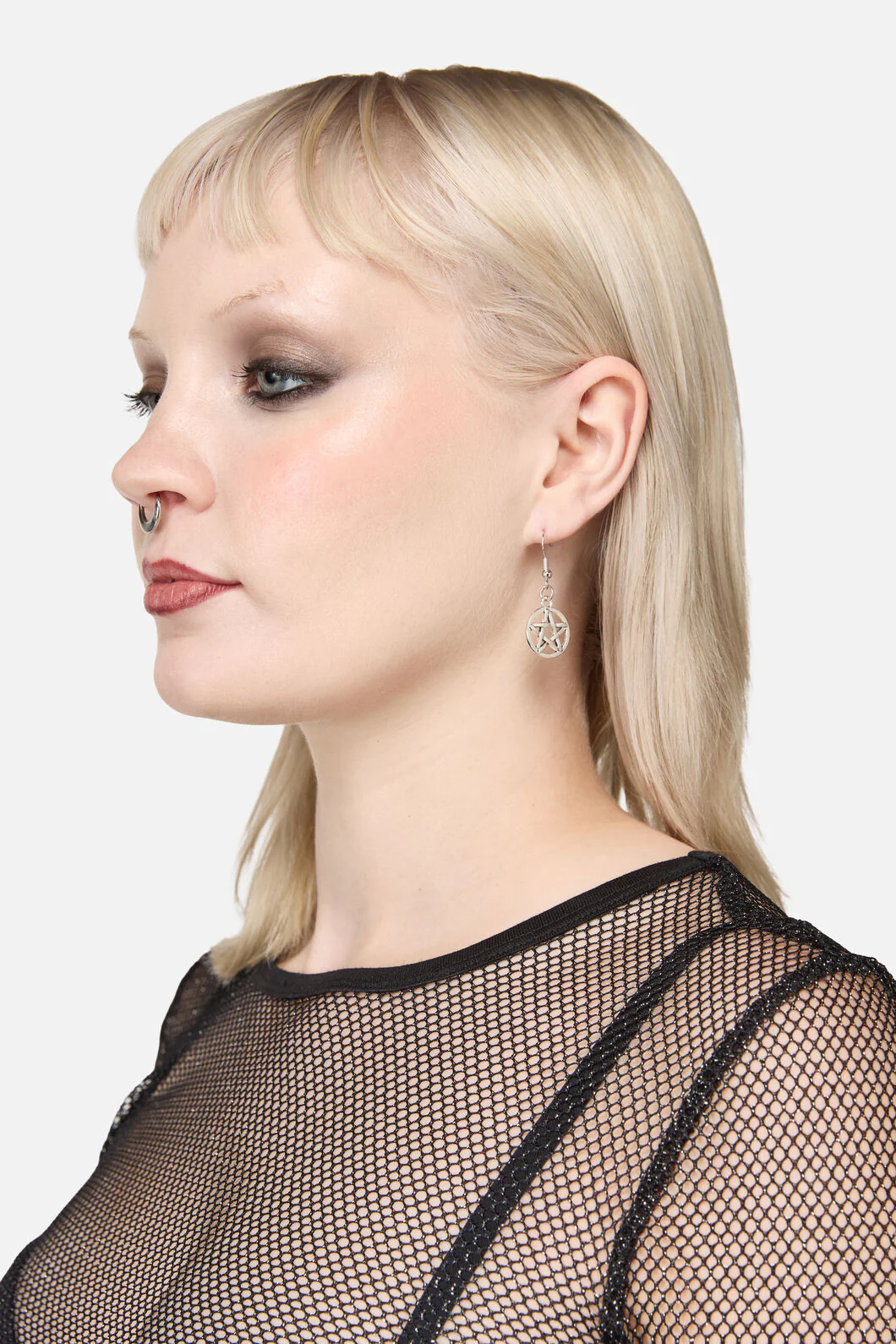Simple Pentagram Earrings