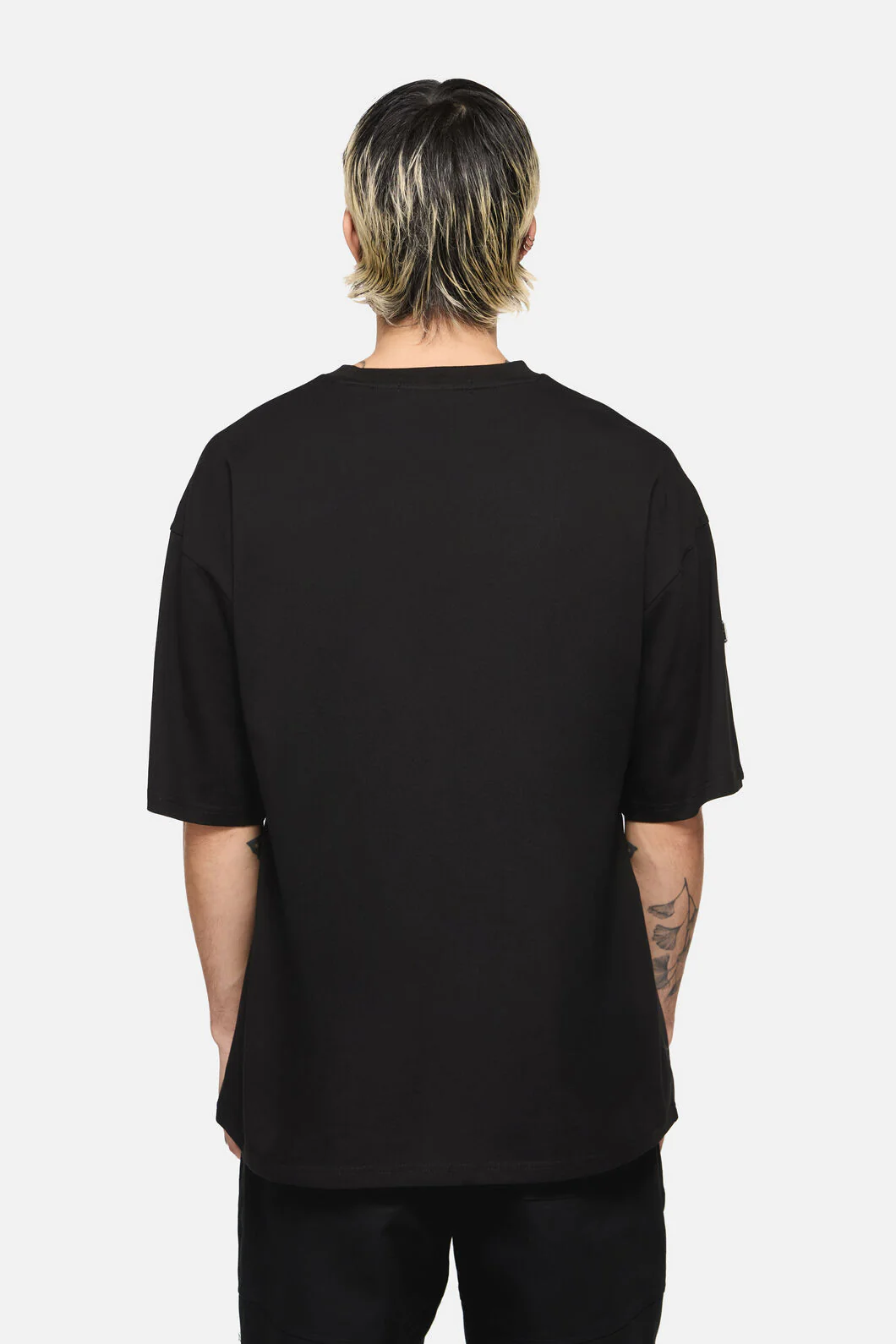 Skull Grunge Print Tee - Image 4