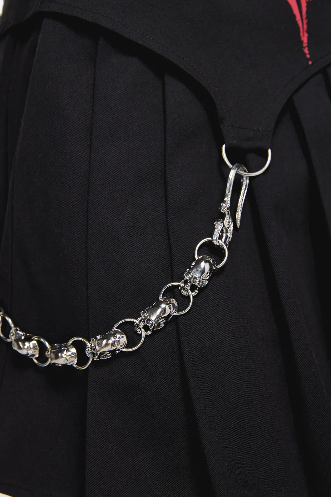 Skull & Ring Pant Chain - Image 2
