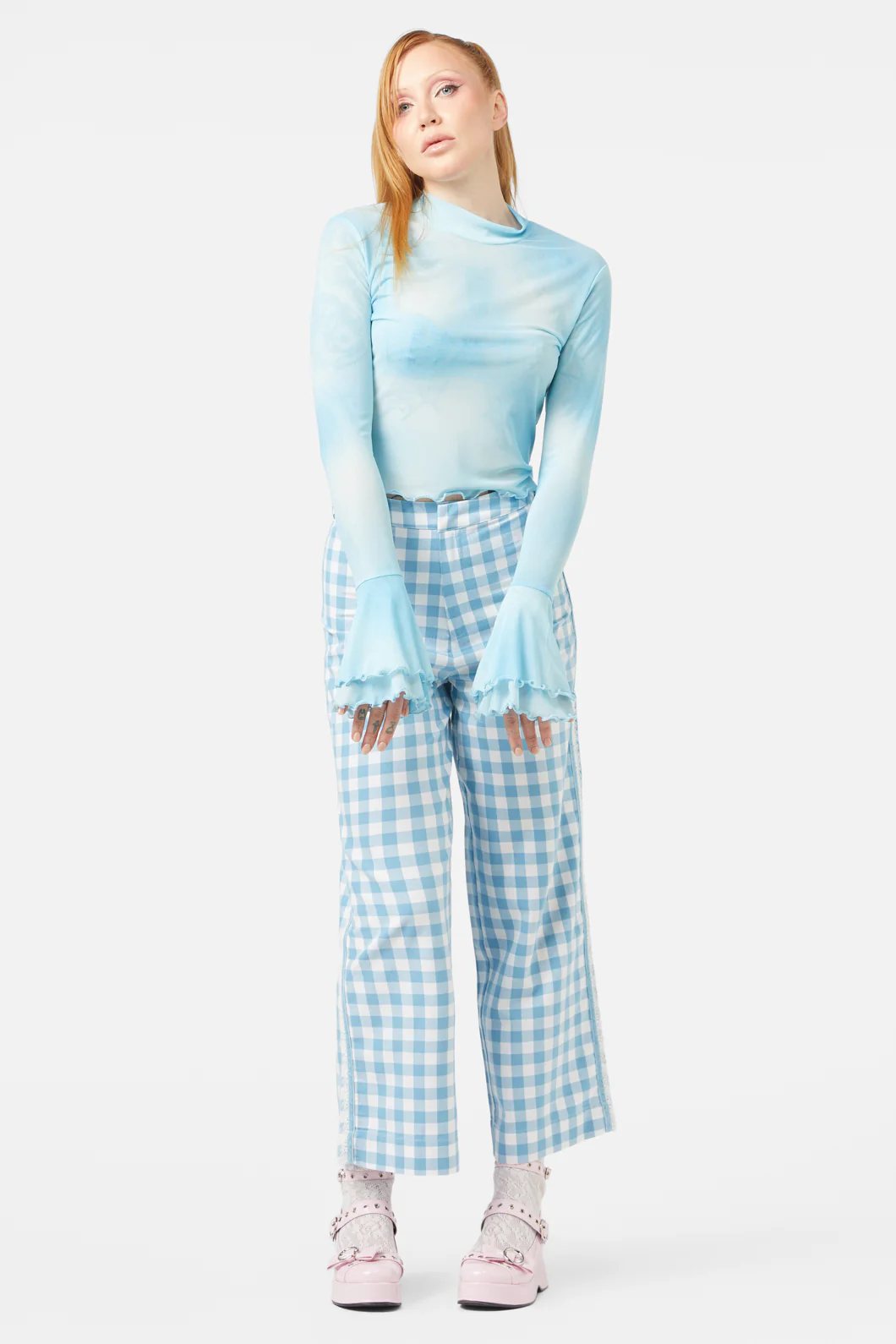 Sky Gradient Mesh Top - Image 2