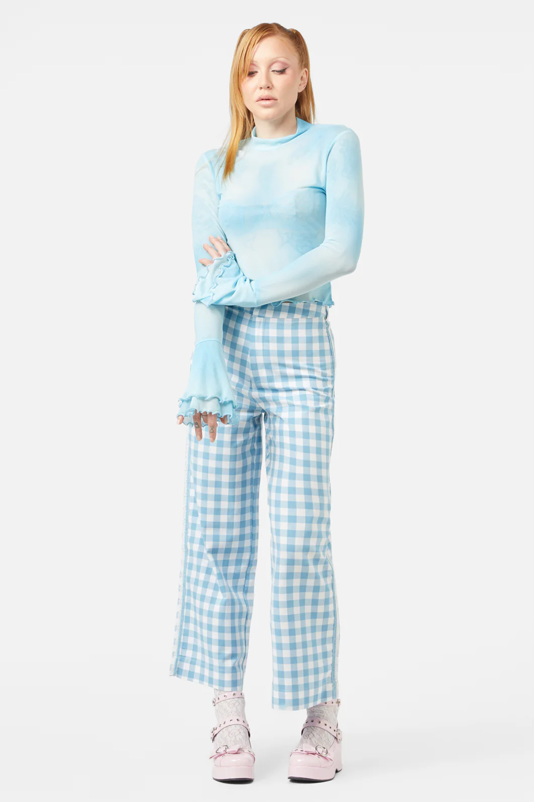 Sky Gradient Mesh Top - Image 3