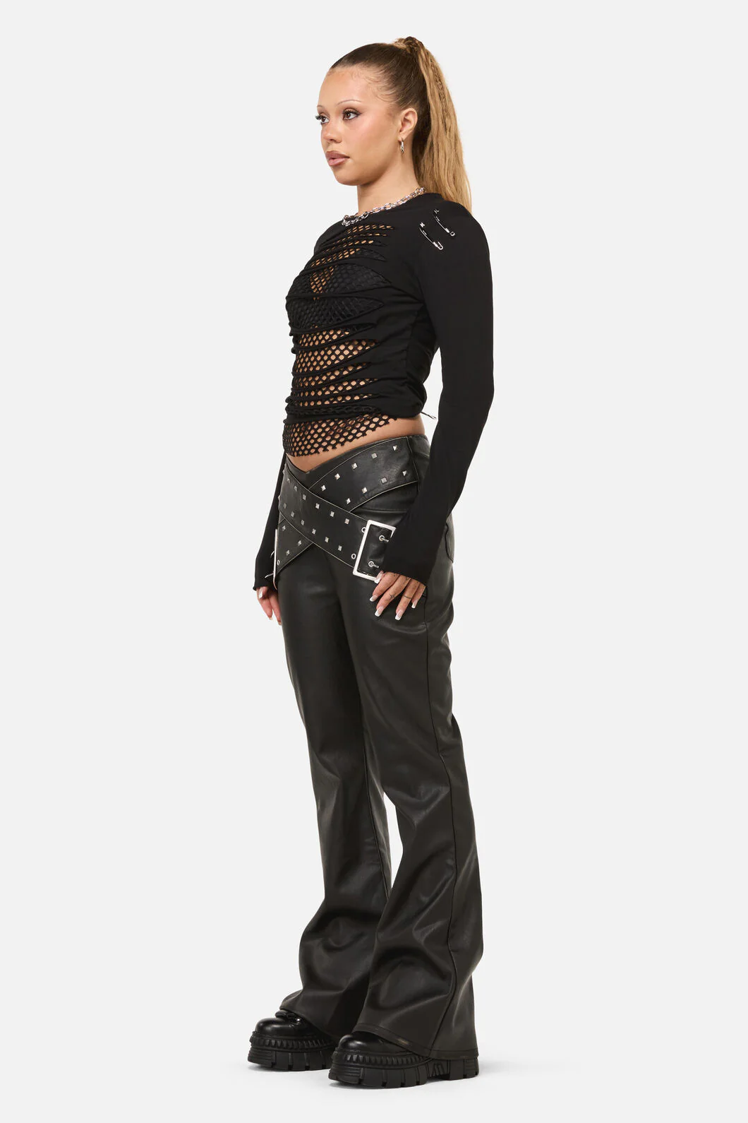 Sleaze Punk PU Pant - Image 3