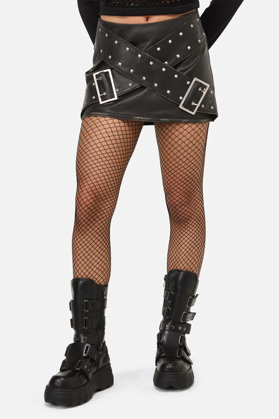 Sleaze Punk PU Skirt - Image 2