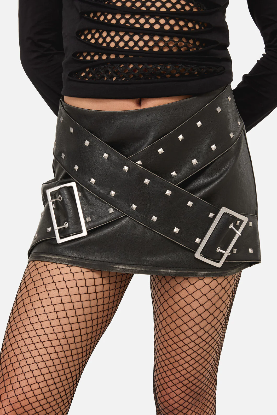 Sleaze Punk PU Skirt - Image 5