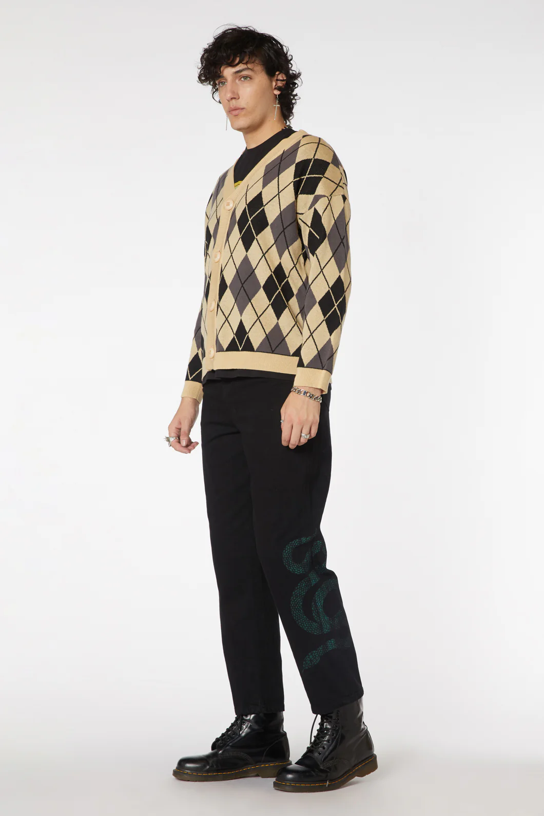Snake Denim Unisex Jeans - Image 2