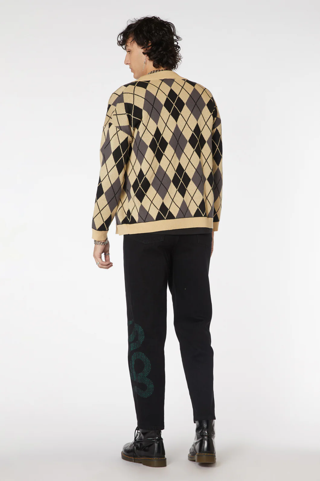 Snake Denim Unisex Jeans - Image 4