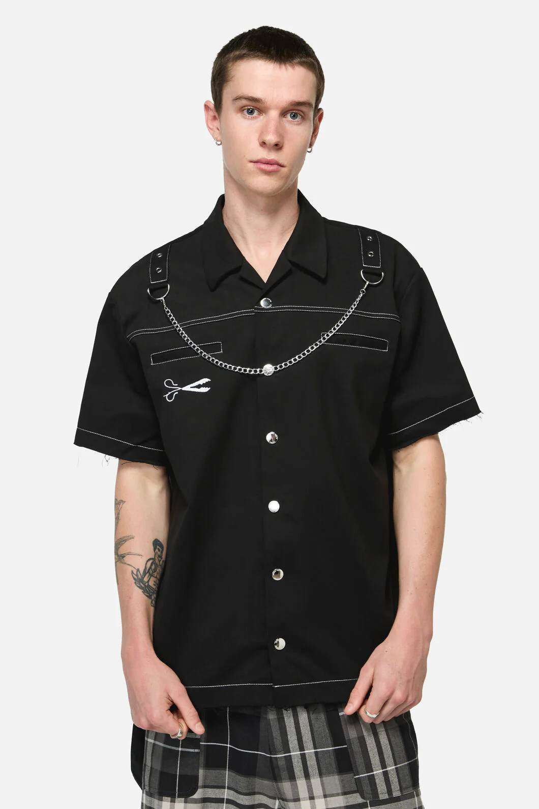 Snips Goth Short Sleeve Shirt