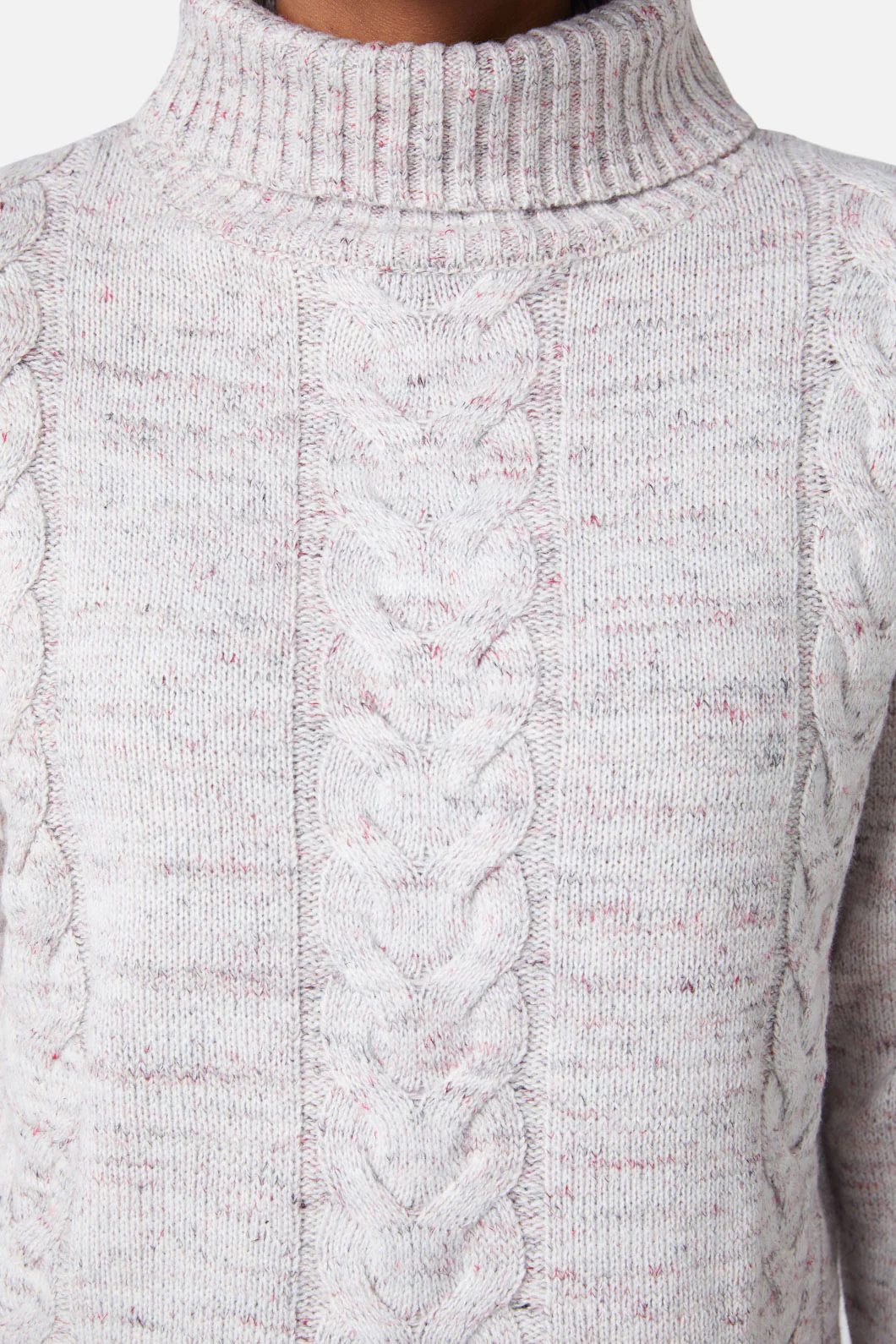 Space Dye Cable Boxy Knit - Image 6