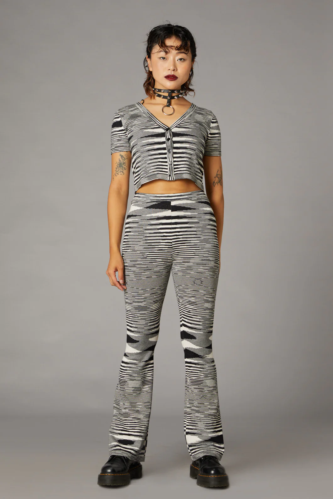 Space Dyed Knit Cardi - Image 7