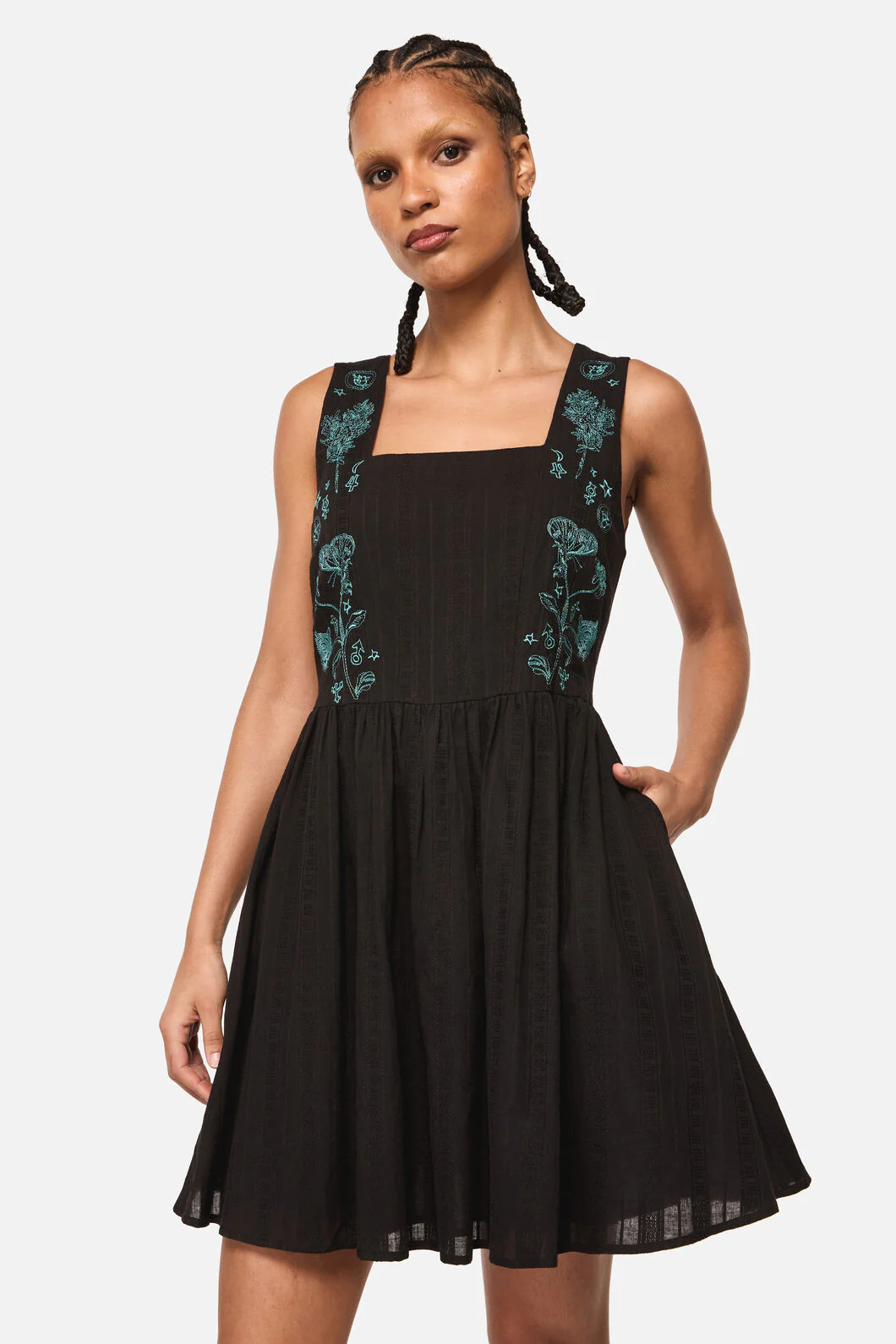 Spellbook Embroidered Pinafore
