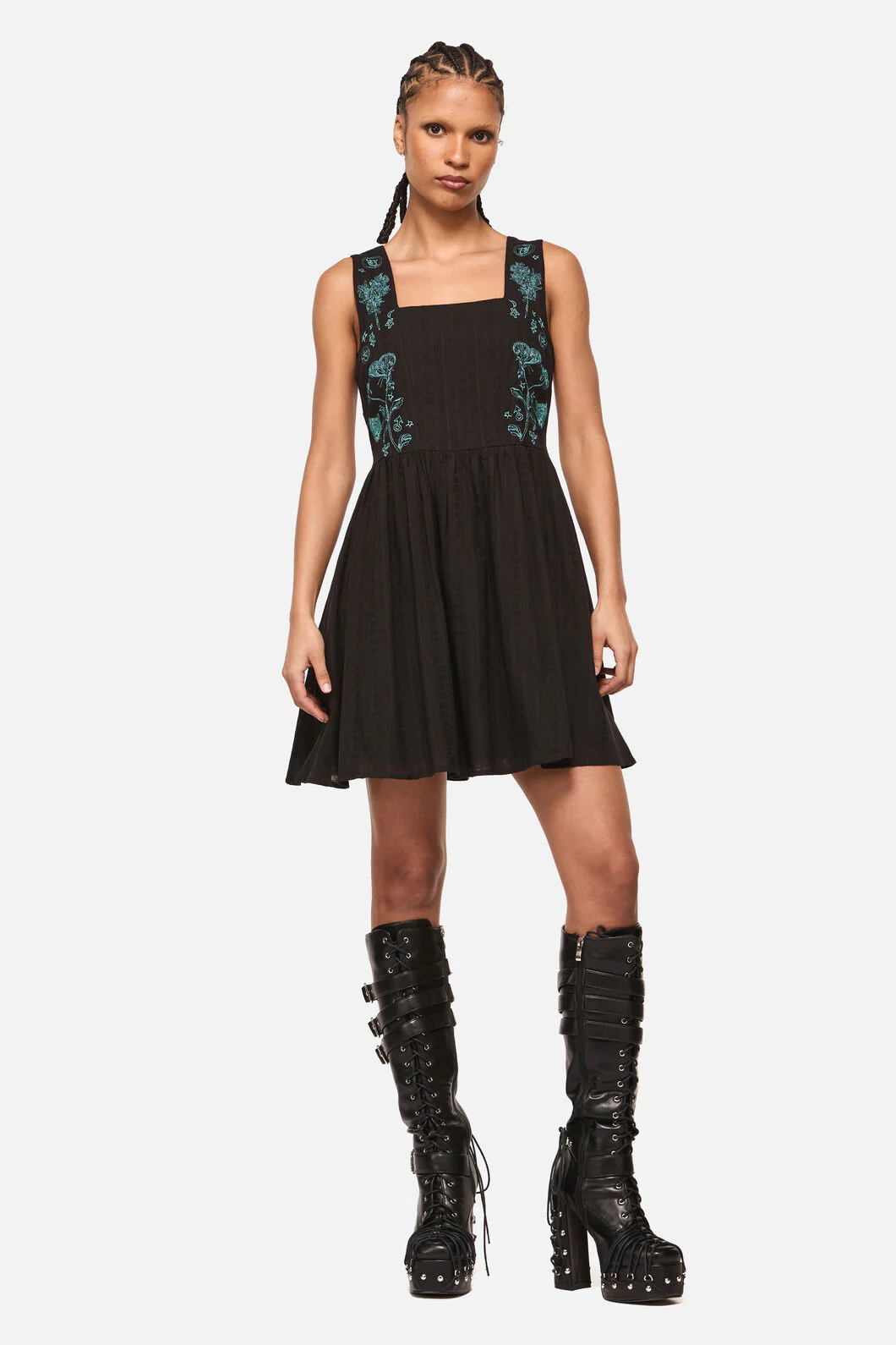Spellbook Embroidered Pinafore - Image 2