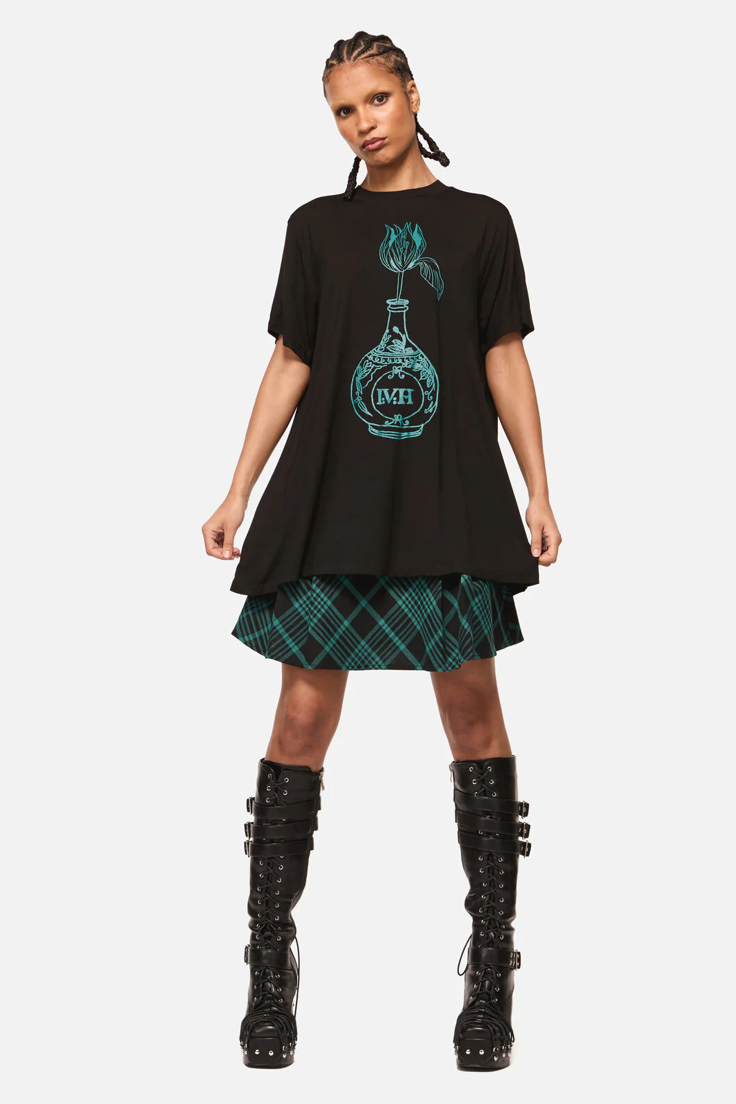 Spellbook Oversized Goth Tee - Image 4