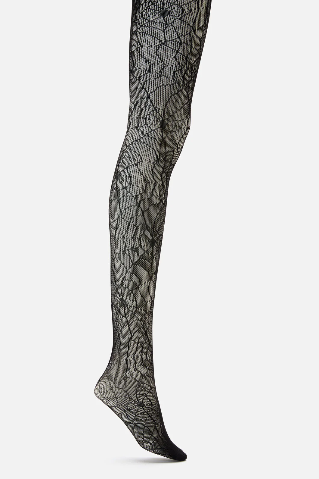 Spiderweb Fishnet Tights - Image 3