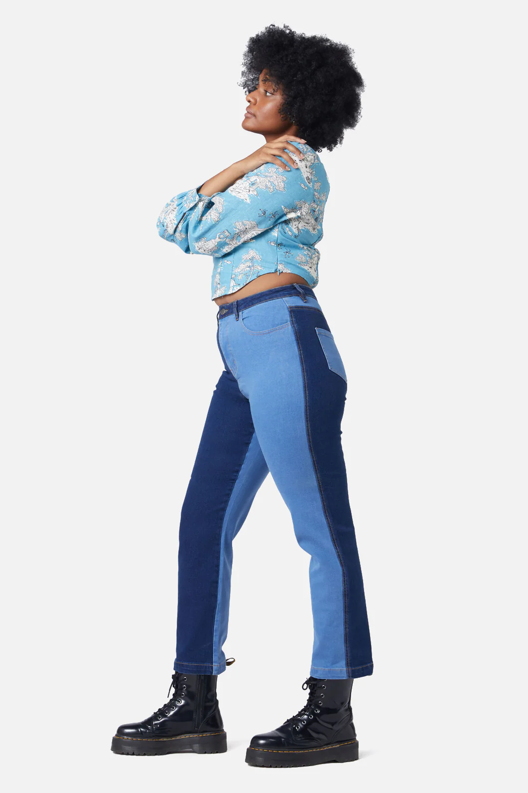 Split Wash Denim Jeans - Image 3