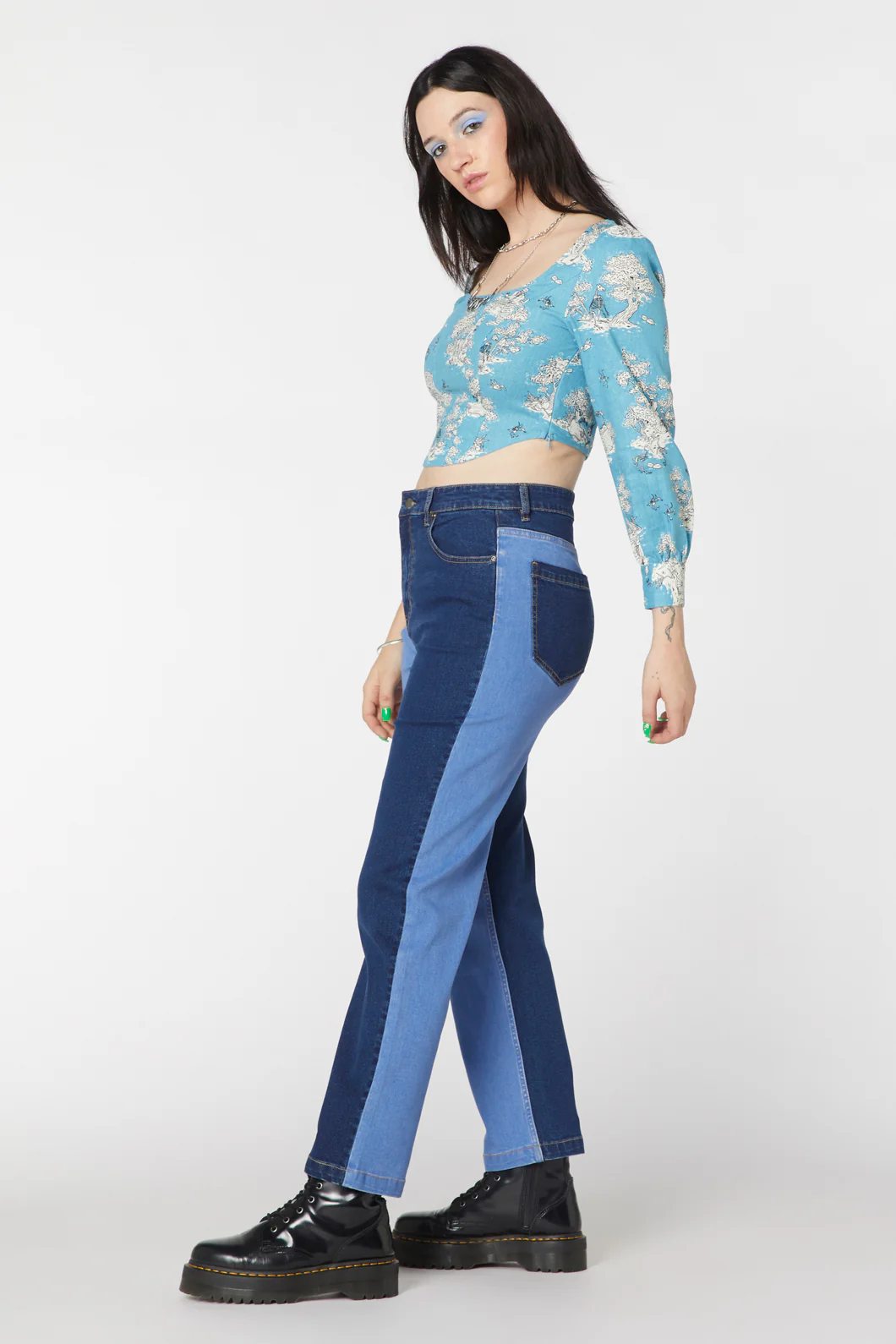 Split Wash Denim Jeans - Image 8