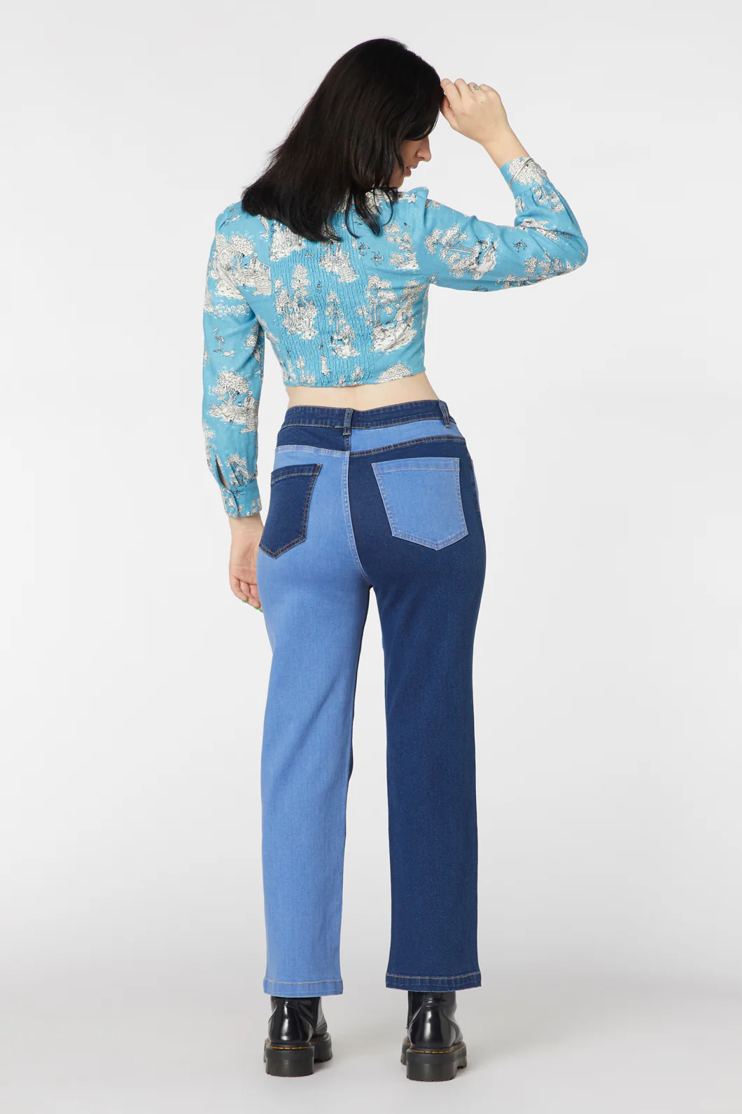 Split Wash Denim Jeans - Image 9