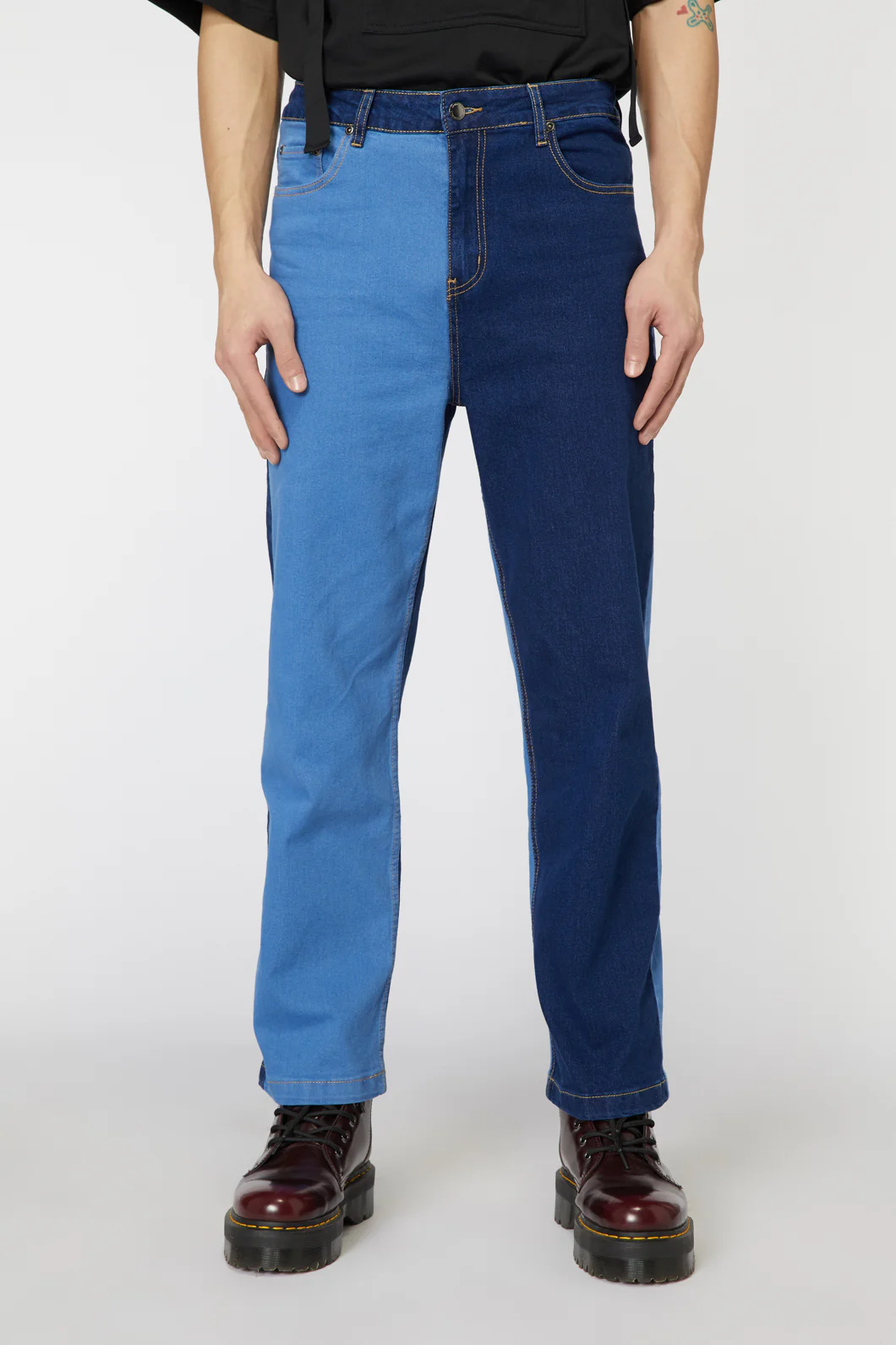 Split Wash Denim Unisex Jean - Image 2