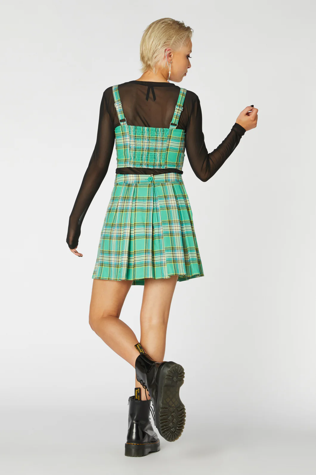 Spring Tartan Mini Skirt - Image 4
