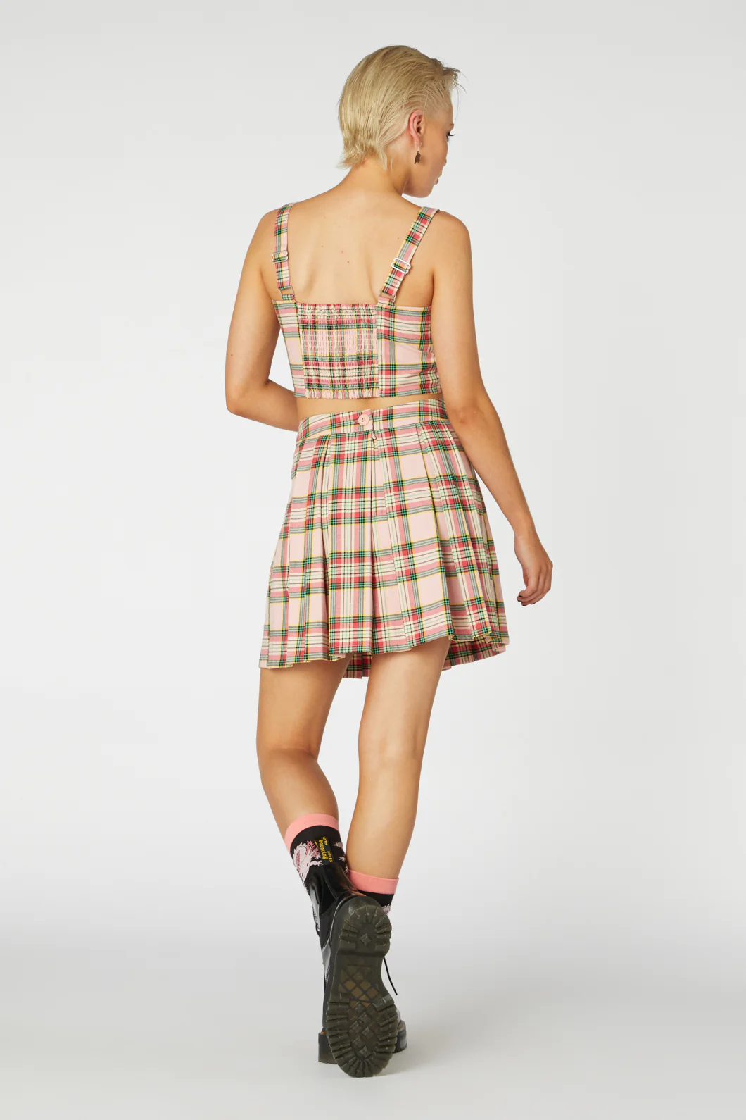 Spring Tartan Mini Skirt - Image 9