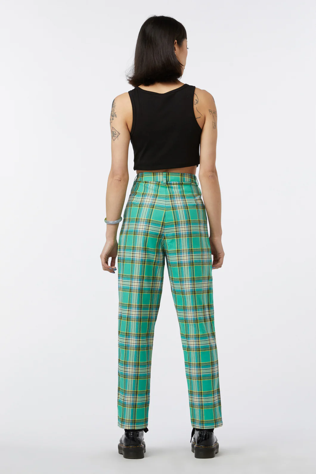 Spring Tartan Straight Pant - Image 9