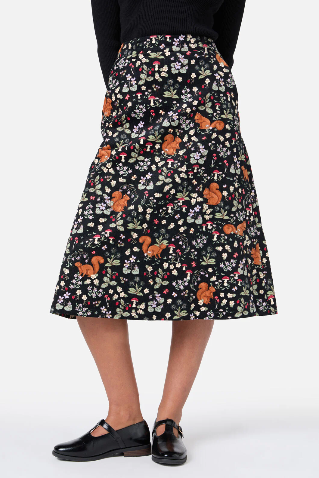 Squirrel Away Cord Midi Skirt - Image 2