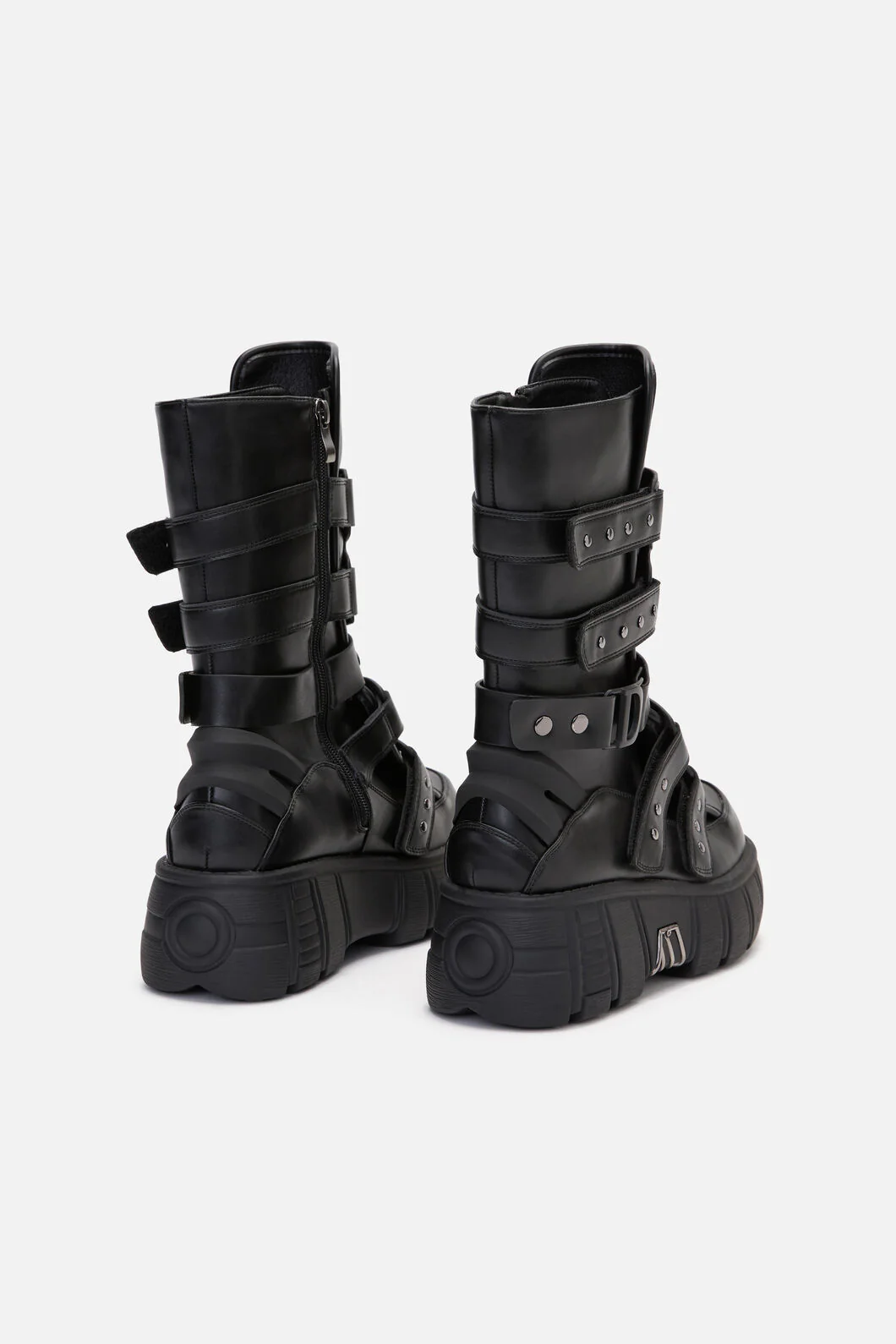 Strap & Stud Moto Boot - Image 4