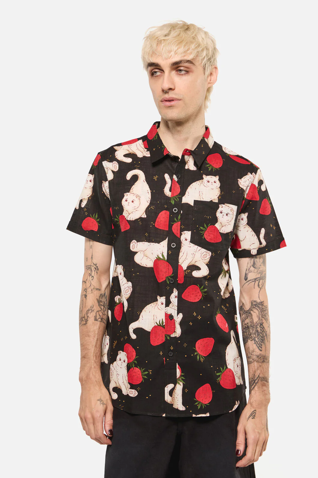 Strawberry Cats SS Shirt - Image 2