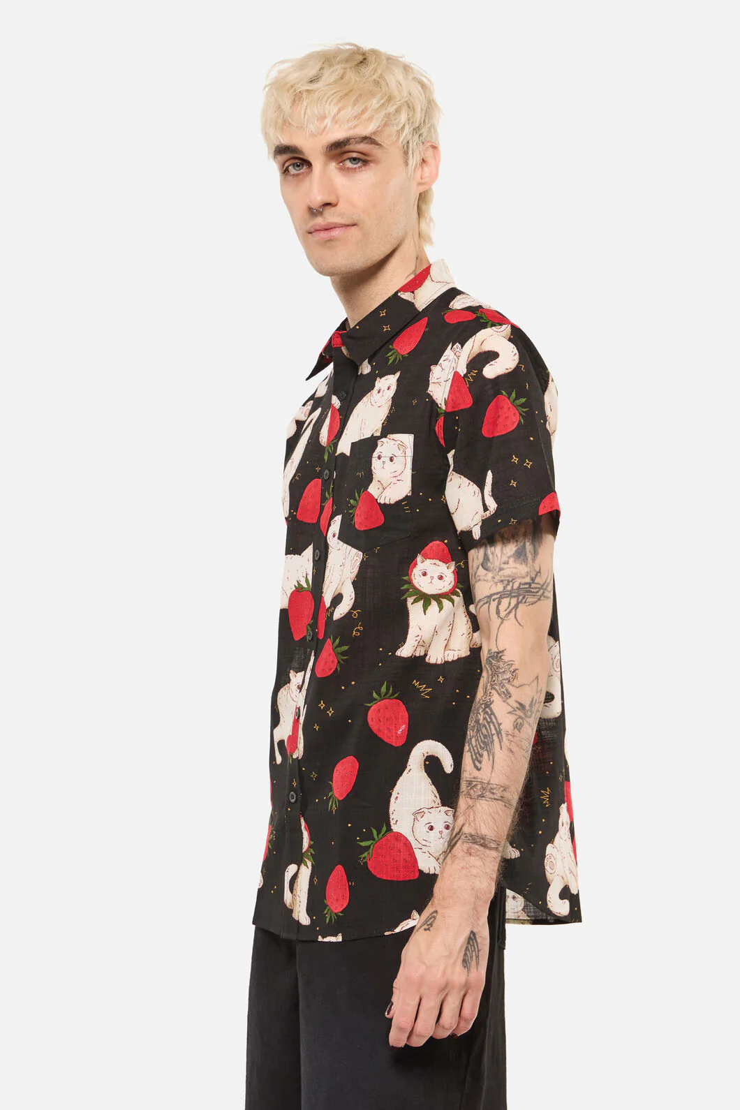 Strawberry Cats SS Shirt - Image 3