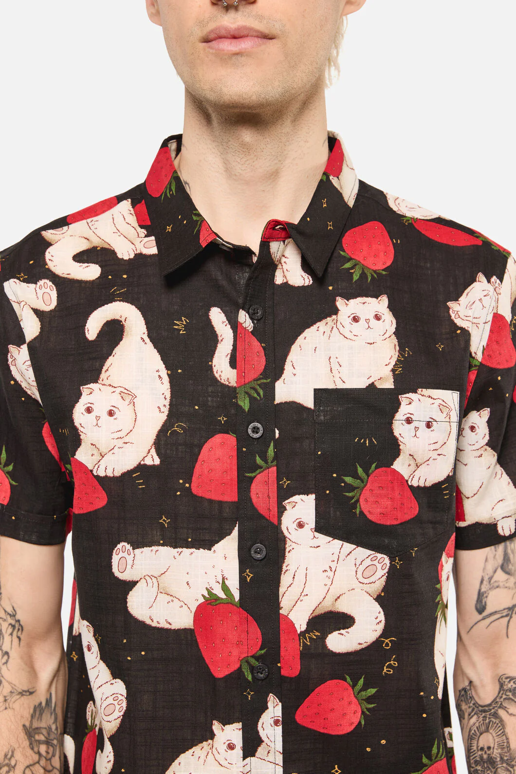 Strawberry Cats SS Shirt - Image 5
