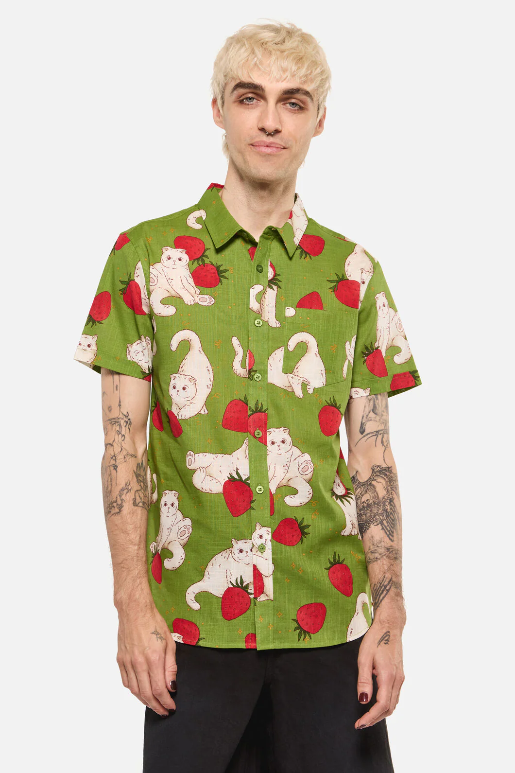 Strawberry Cats SS Shirt - Image 6