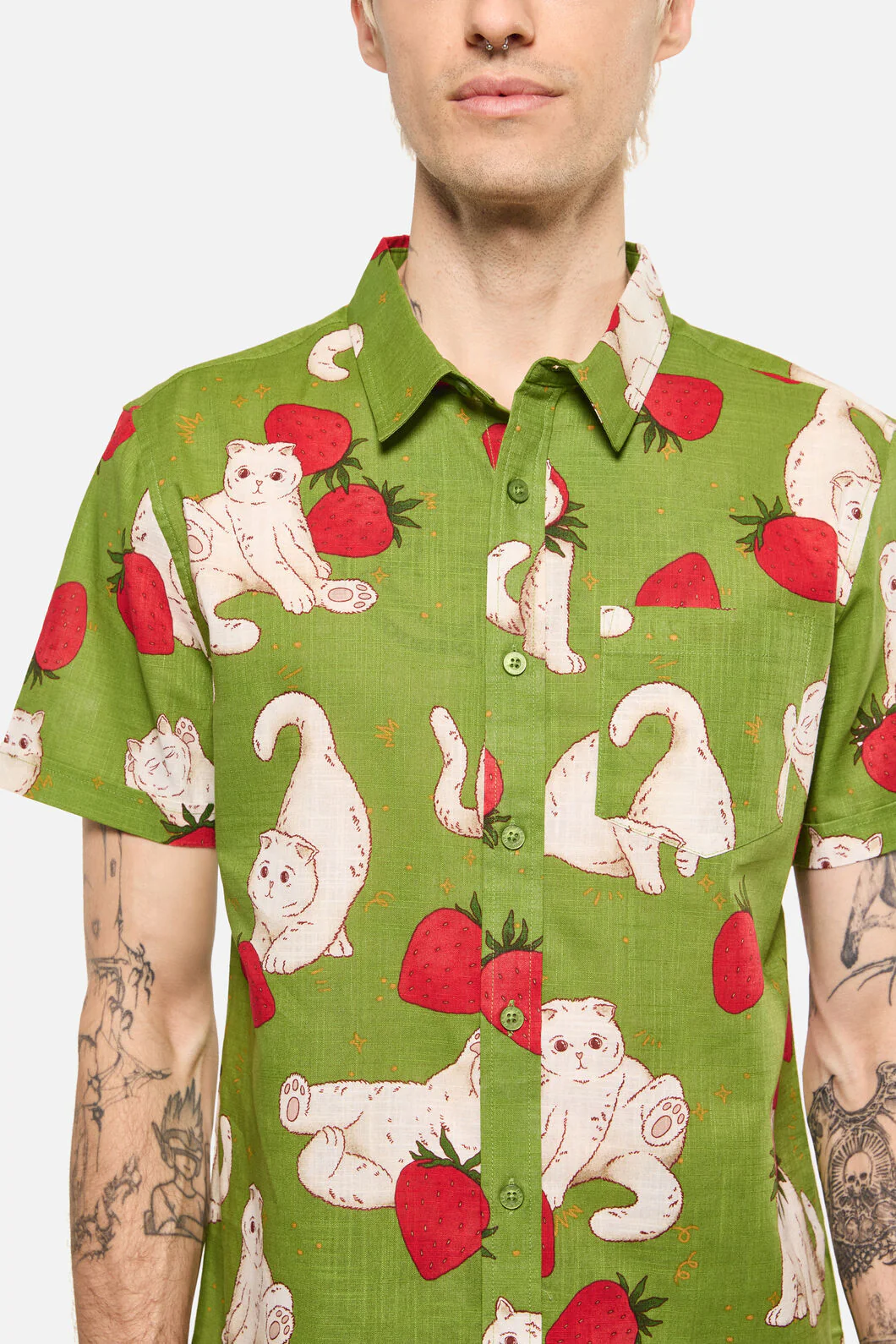 Strawberry Cats SS Shirt - Image 9