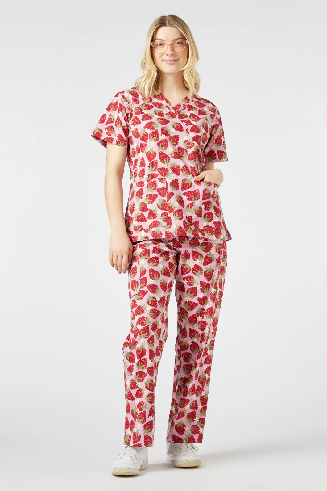 Strawberry Scrub Set - Image 2