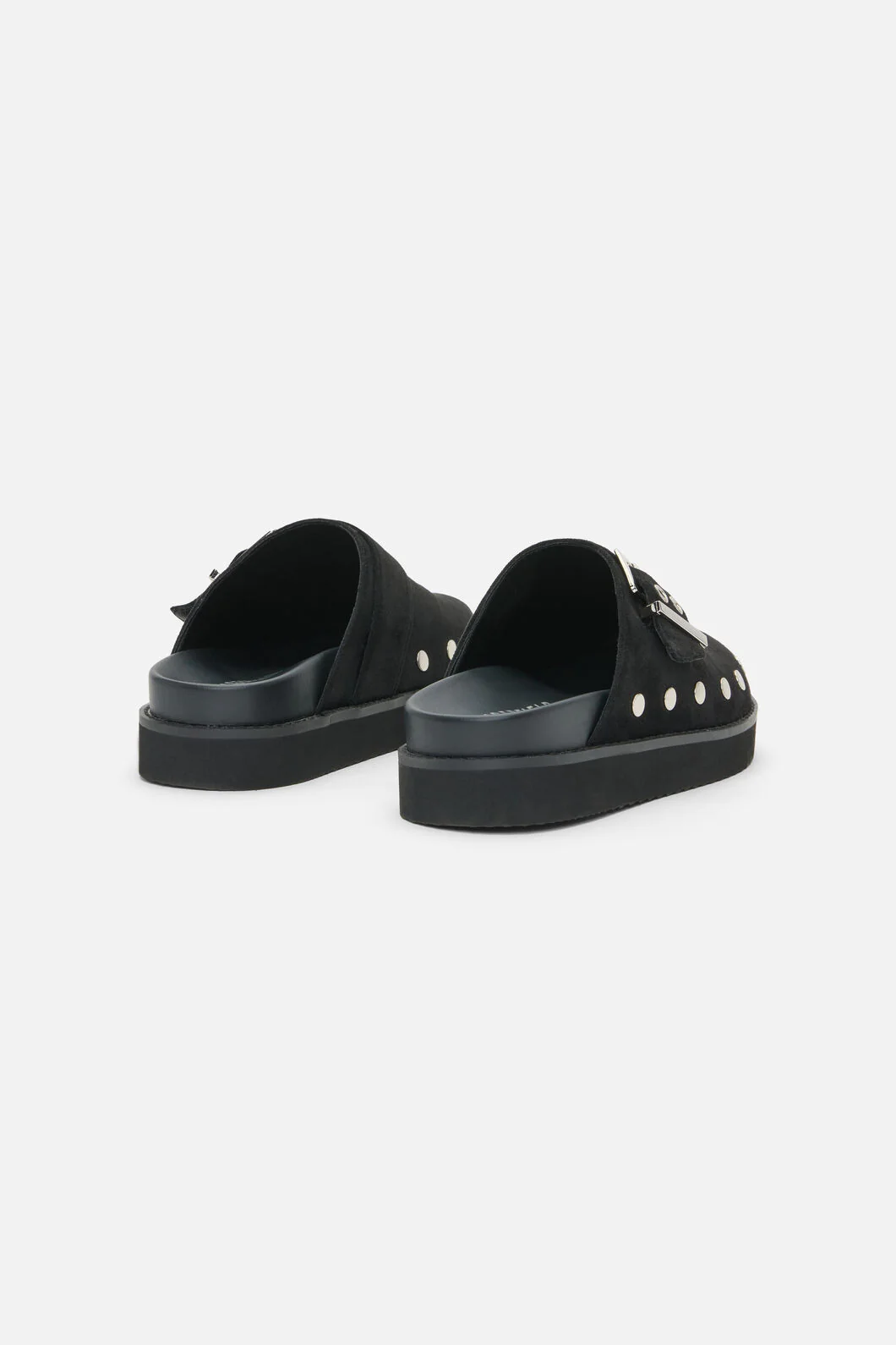 Stud Faux Suede Slide Shoe - Image 4