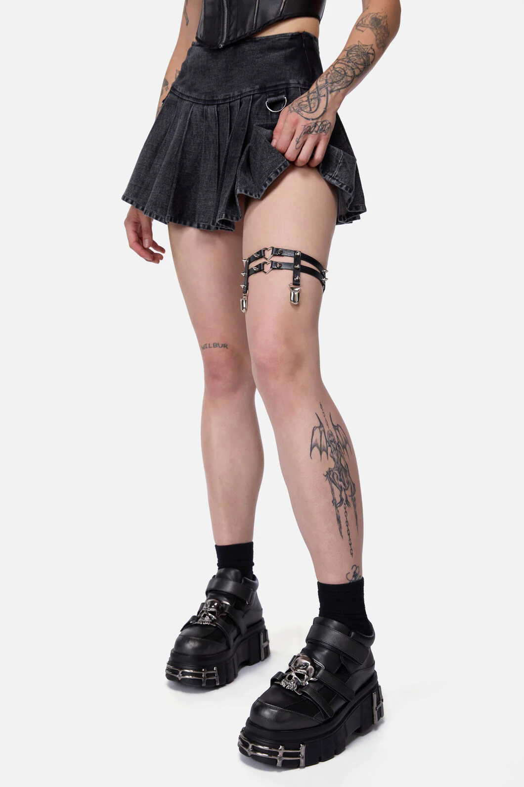 Stud Heart Ring Garter - Image 2