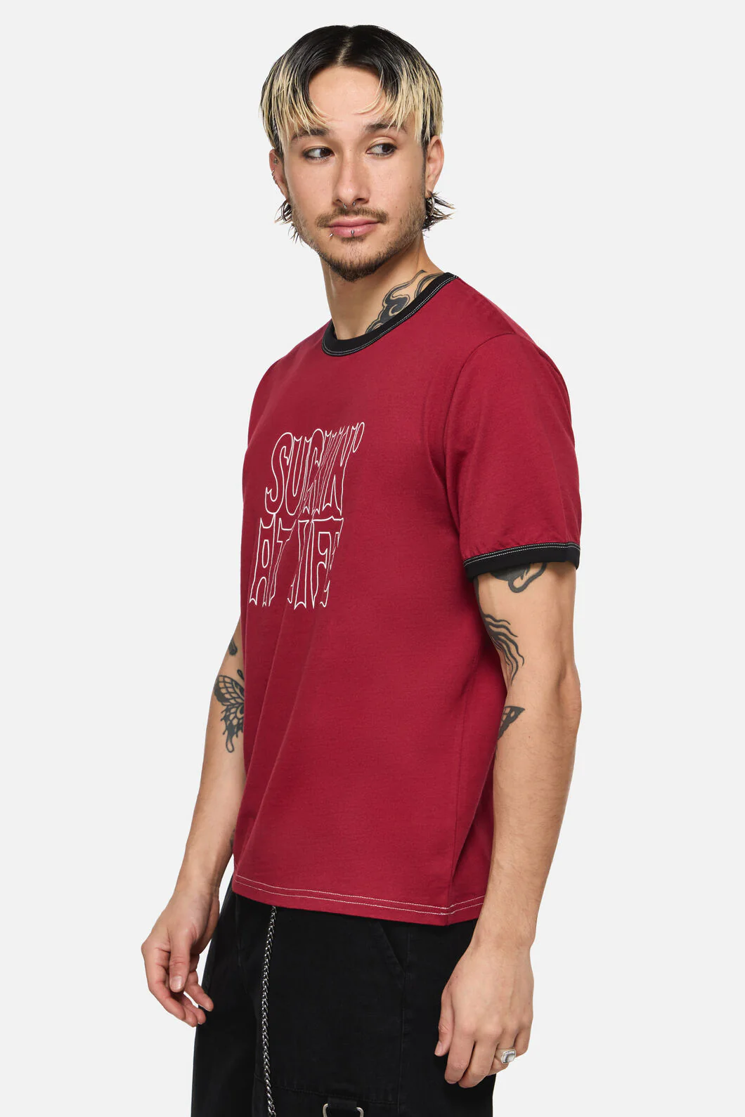 Suckin At Life Goth Tee - Image 3