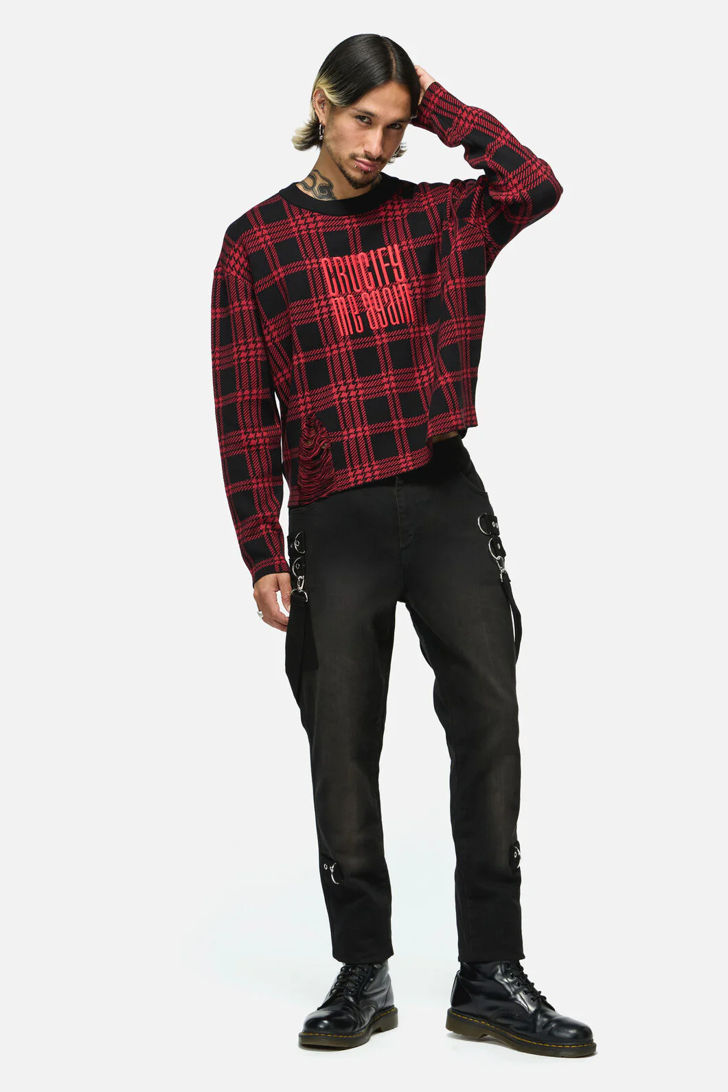 Suffer Tartan Knit Jumper