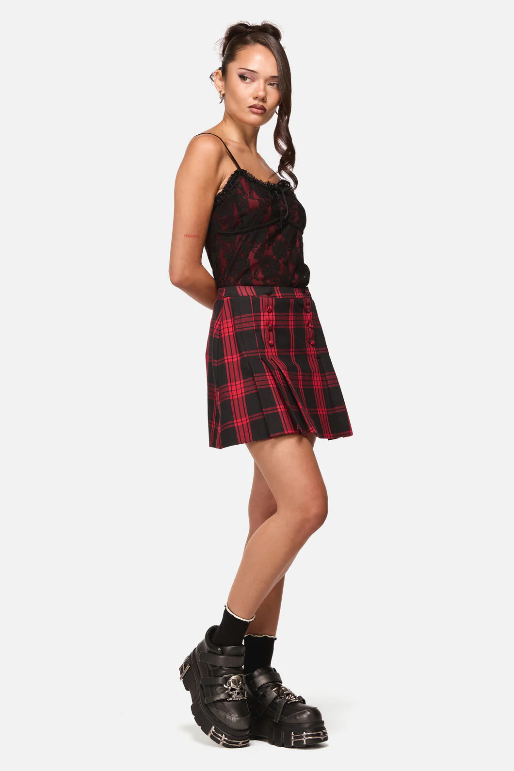 Suffer Tartan Skort - Image 3